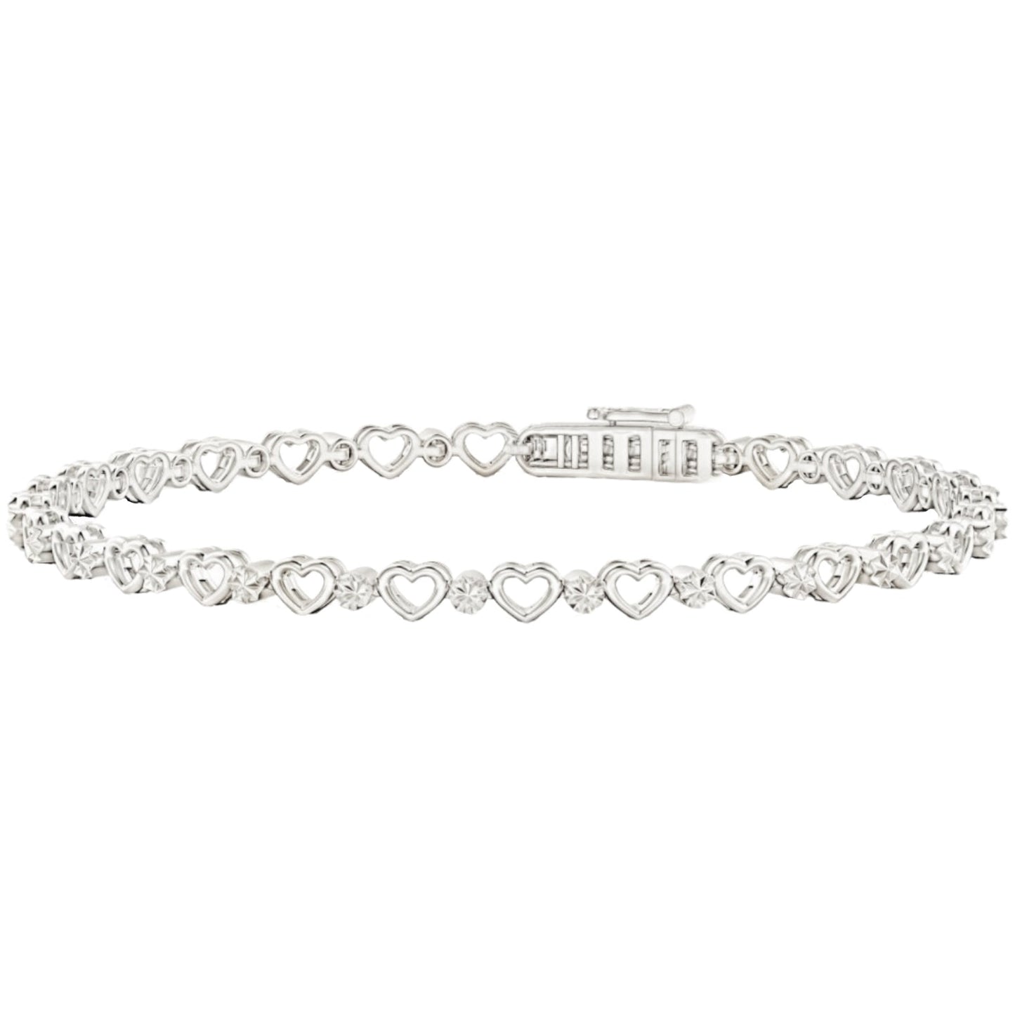 Heartfelt Elegance Diamond Cut Bracelet Donatello Gian