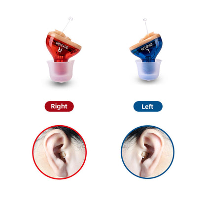 Q10 Hearing Aids Audifonos For Deafness Elderly Adjustable Micro Wireless Mini Size Invisible Hearing Aid Ear Sound Amplifier BarberSets