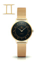 Gold Horoscope Astrology Watch - The Constellation Collection Celestial Watches