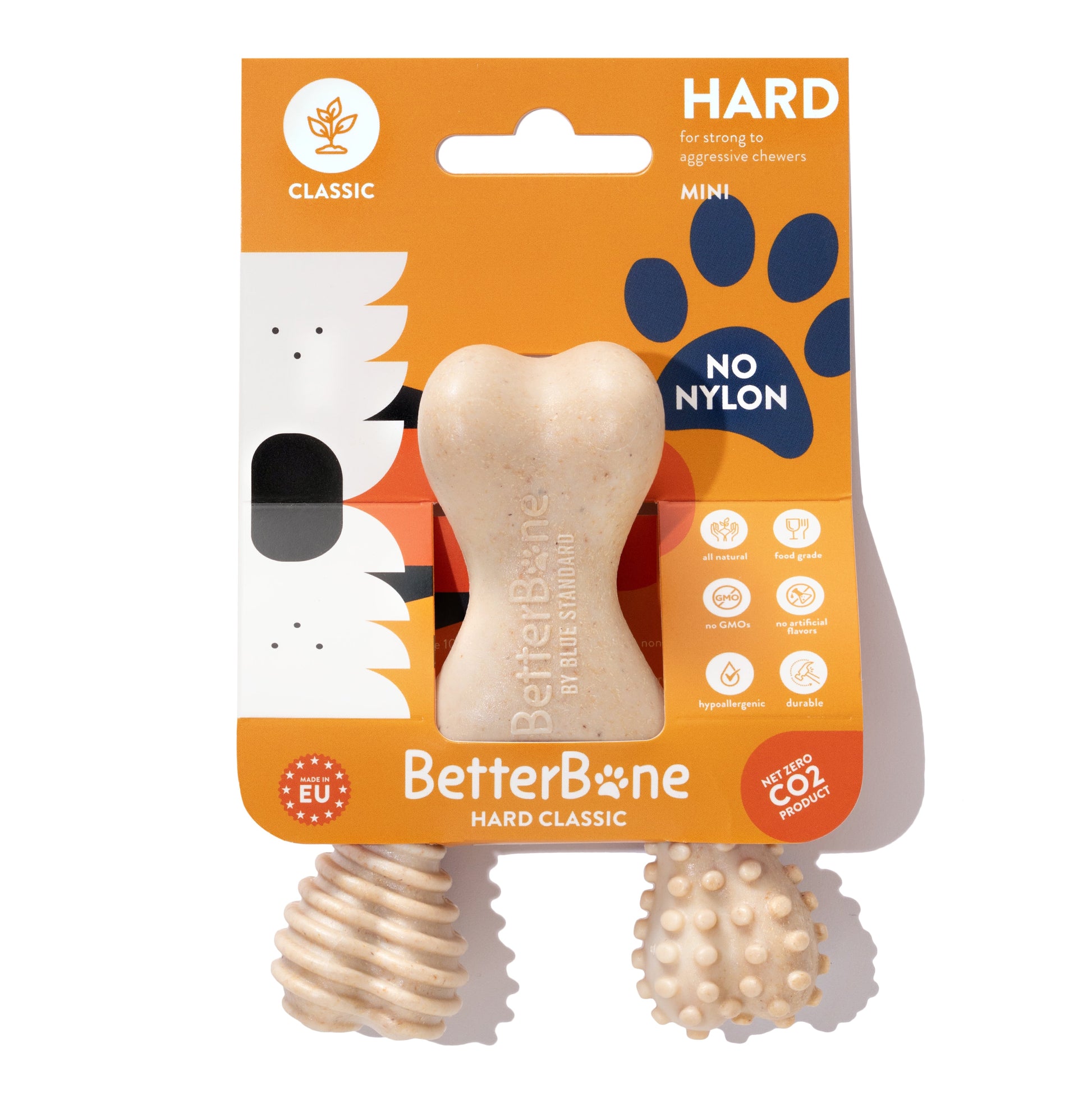 Eco-Friendly Tough Chew: BetterBone HARD for Aggressive Chewers! BetterBone All Natural Eco-Friendly Dog Chews & Bones