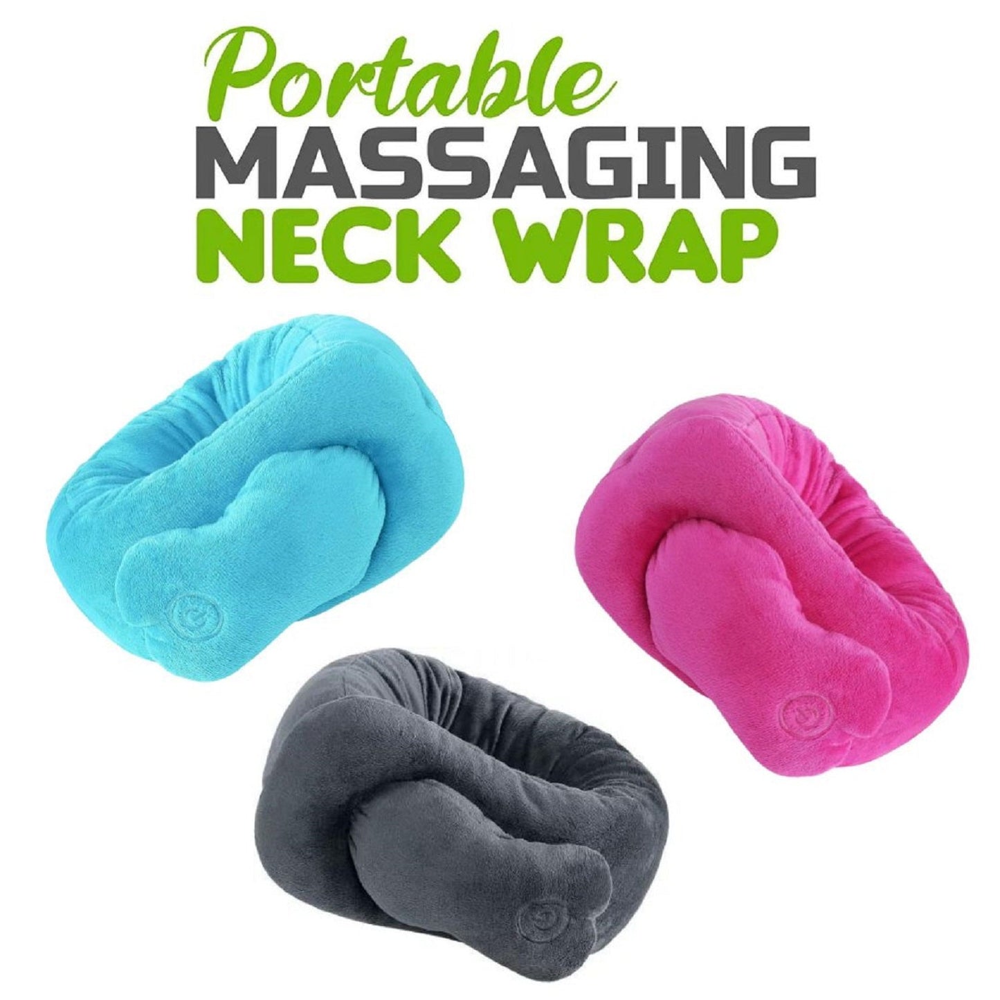 Adjustable Portable Neck and Shoulder Massager with Soothing Heat Pursonic