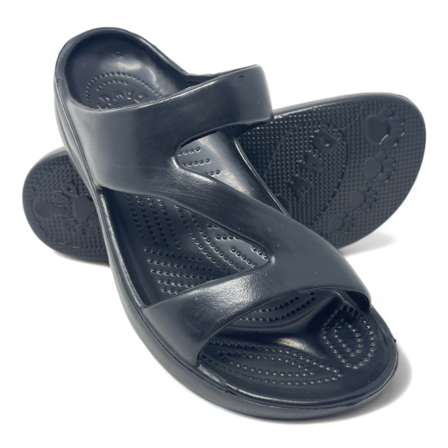 Ladies' Lightweight Comfort Z Sandals - Black DAWGS USA