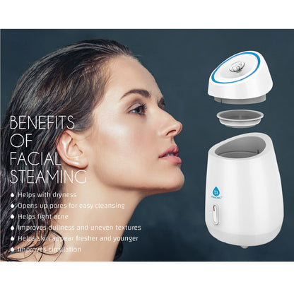 Home Spa Facial Steamer with Hot Mist Hydration and Purification Pursonic