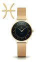 Ladies Pisces Astrology Watch - The Constellation PISCES 32 Celestial Watches