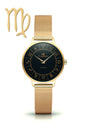 Gold Horoscope Astrology Watch - The Constellation Collection Celestial Watches