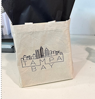 Tote Bag Featuring the Tampa Skyline - Durable Cotton Canvas Visit Tampa Bay