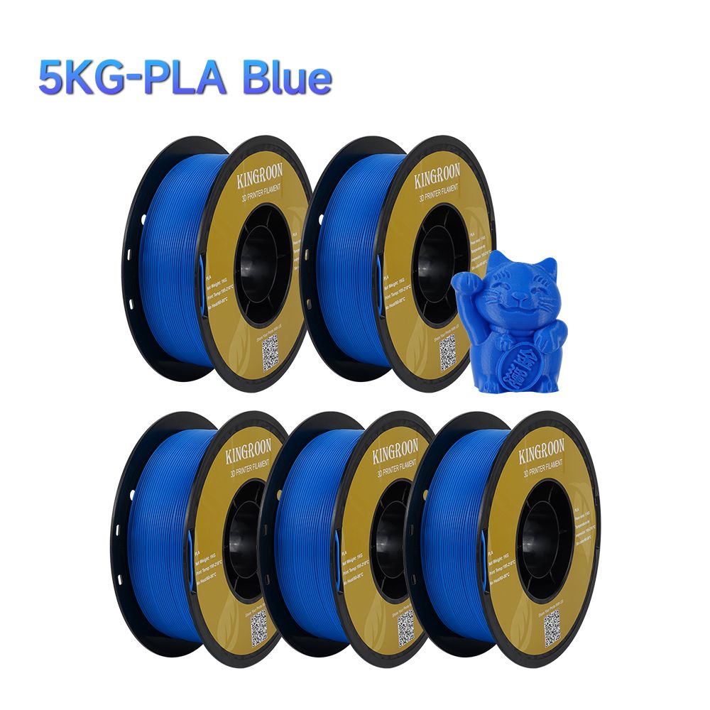 5KG 10KG PLA Filament 1.75mm 2.2LBS(1KG)/Spool Eco-Friendly 3D Printer Filament No Bubble High Quality 3D Printing Materials Doba