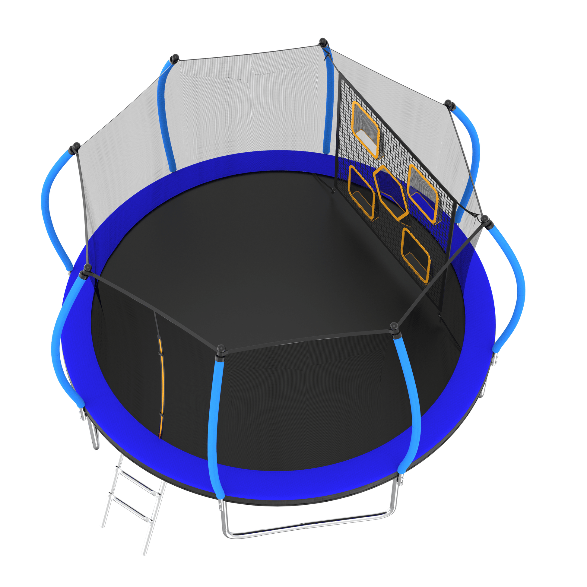 14FT Outdoor Trampoline with Safety Enclosure and Ladder - ASTM Certified Recreational Trampoline for Kids Doba