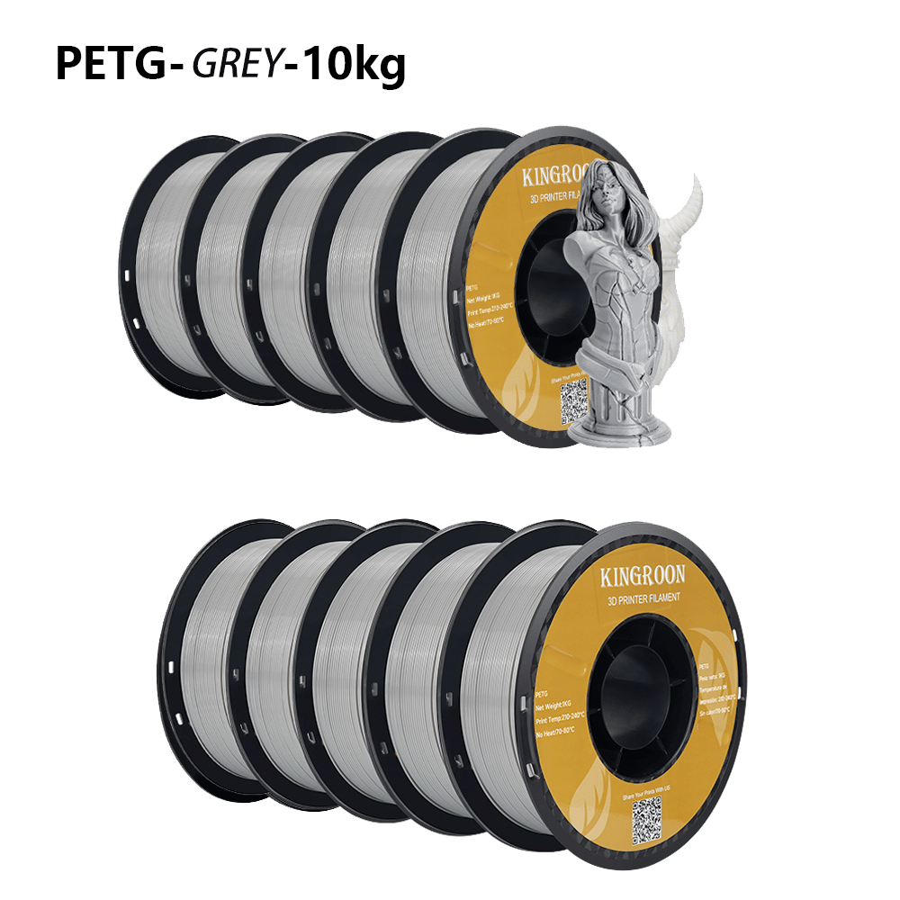 PLA PETG ABS TPU 1.75mm,3D Printer Filament 10KG Spool(22LBS), Dimensional Accuracy +/- 0.03mm Multicolor 3D Printer Materials Doba