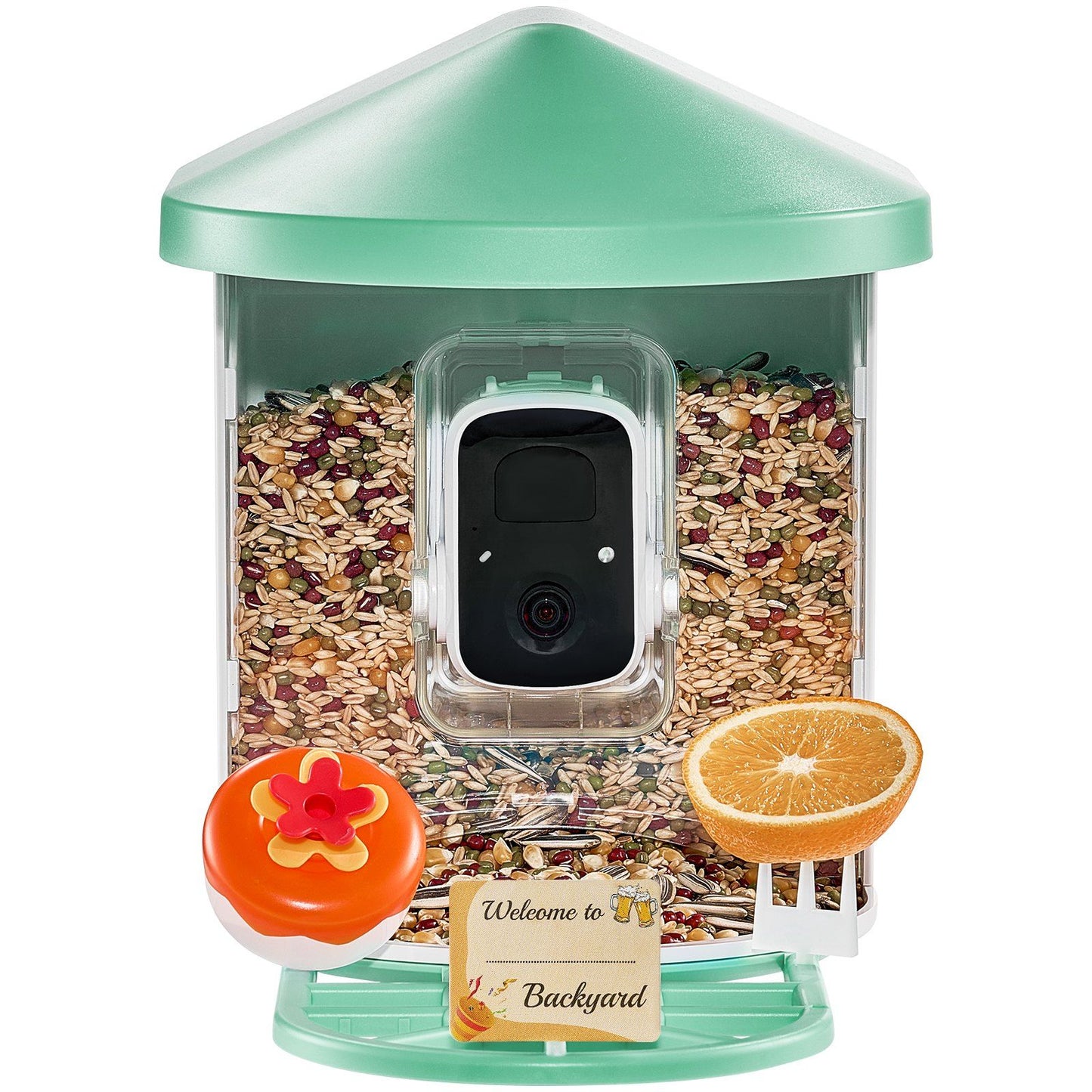 VEVOR 2K HD Smart Bird Feeder Camera with AI Bird Species Recognition and Auto Capture Doba