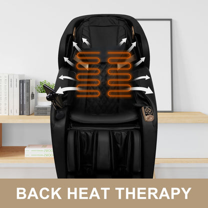 Full Body Massage Chair With Zero Gravity Recliner,with two control panel: Smart large screen & Rotary switch,spot kneading and Heating,Airbag coverage,Suitable for Home Office Doba