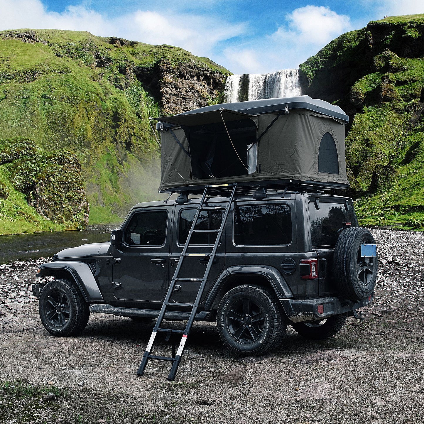 Trustmade Hard Shell Rooftop Tent 2mins Setup 100% Waterproof 50mm Mattress Pick Up Available Doba