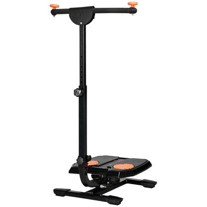 Soozier Adjustable Foldable Ab Twister Board with LCD Monitor for Core and Butt Training – Space-Saving Workout Equipment for All Heights Doba