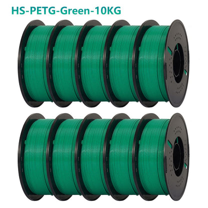 5/10KG RAPID PETG Filament, For High Speed 3D Printer 1.75MM 1KG/Rolls 3D Printer Filament Good Toughness Non-Toxic No Bubble Doba