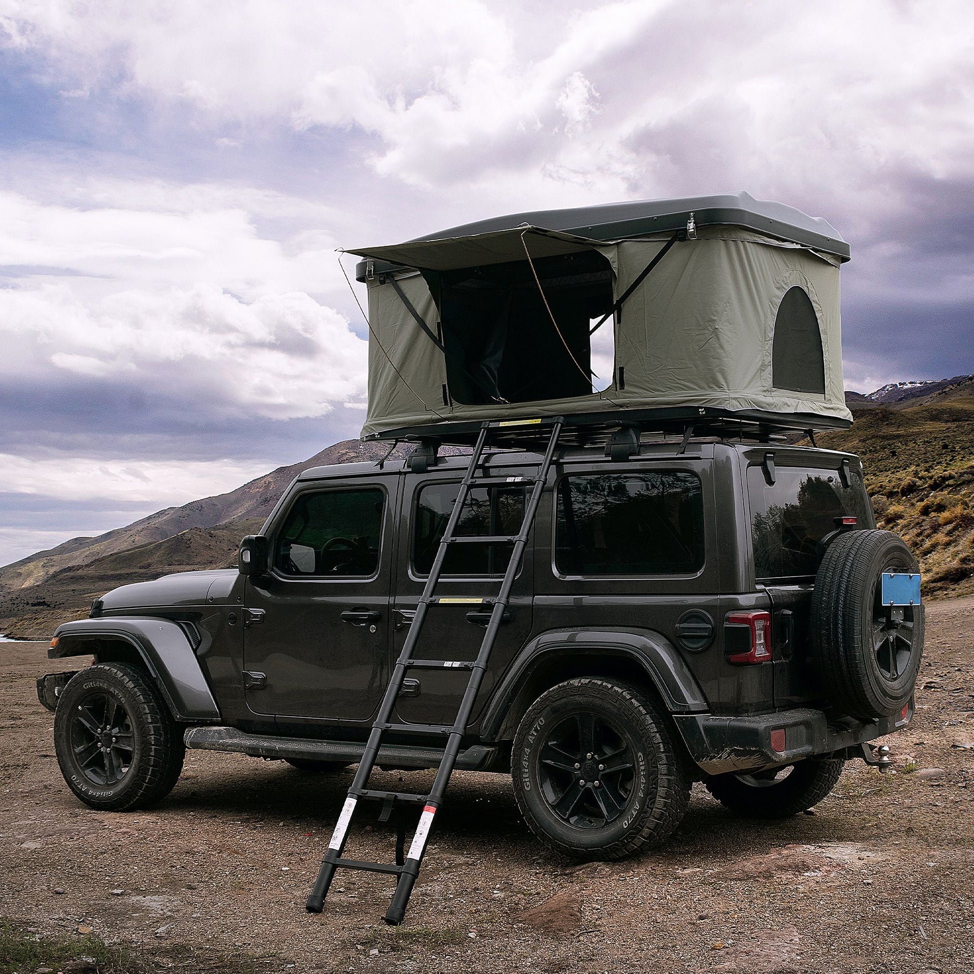 Trustmade Hard Shell Rooftop Tent 2mins Setup 100% Waterproof 50mm Mattress Pick Up Available Doba