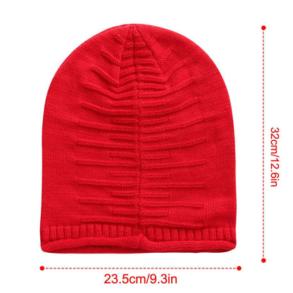 Unisex Knit Beanie Hat Winter Warm Hat Slouchy Baggy Hats Skull Cap 5 Colors