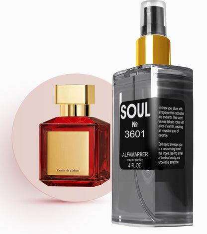 Alfamarker SOUL No. 3601 Eau de Parfum for Women - 120 ml Designer-Inspired Fragrance with Amberwood and Jasmine Notes