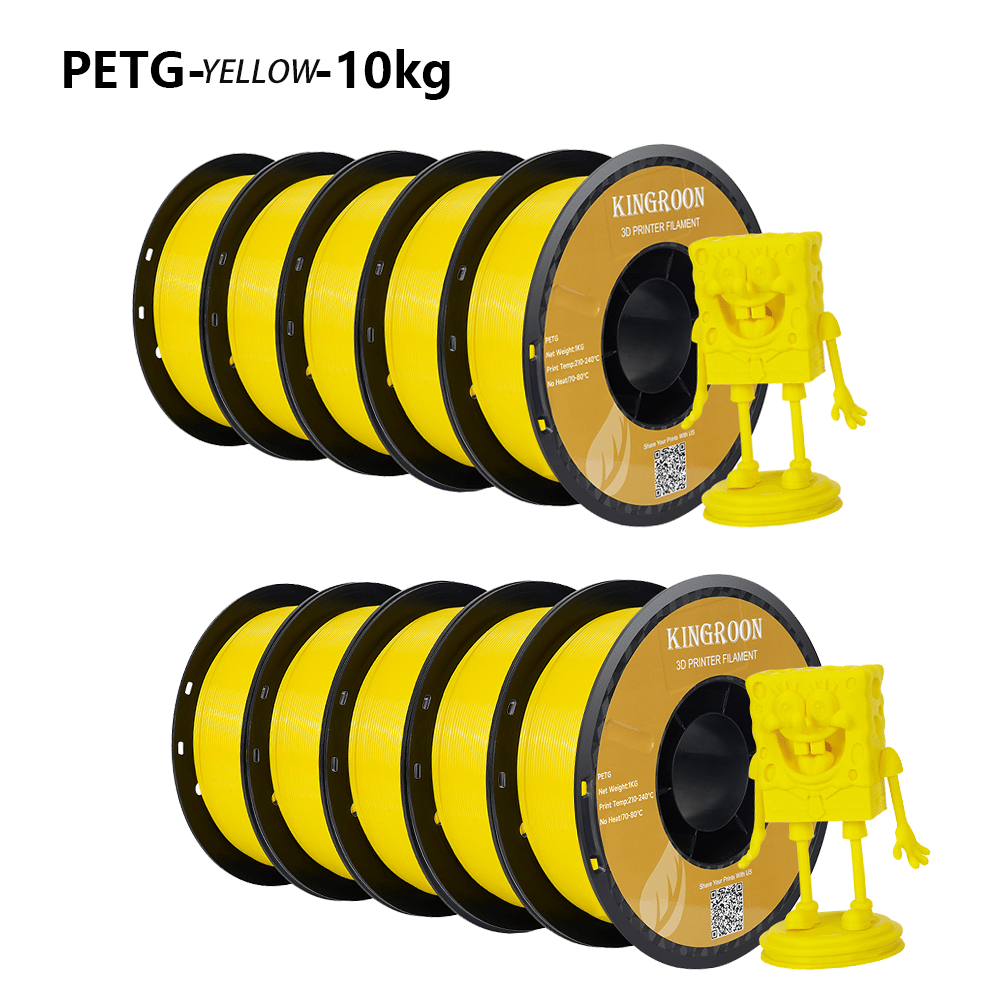 PLA PETG ABS TPU 1.75mm,3D Printer Filament 10KG Spool(22LBS), Dimensional Accuracy +/- 0.03mm Multicolor 3D Printer Materials Doba