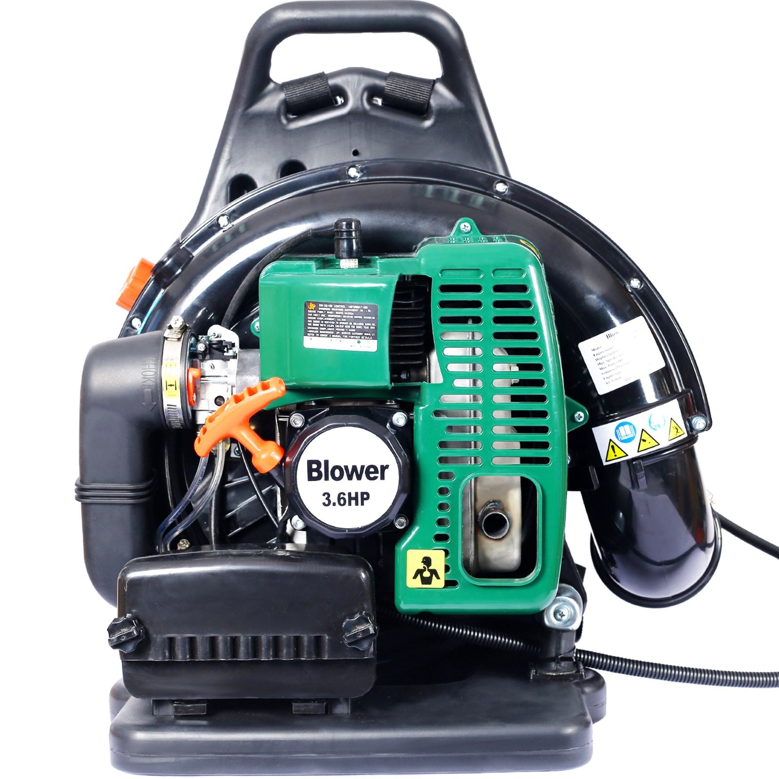 2-STROKE BACKPACK LEAF BLOWER,GAS 63.3cc,3.6HP 750CFM Doba