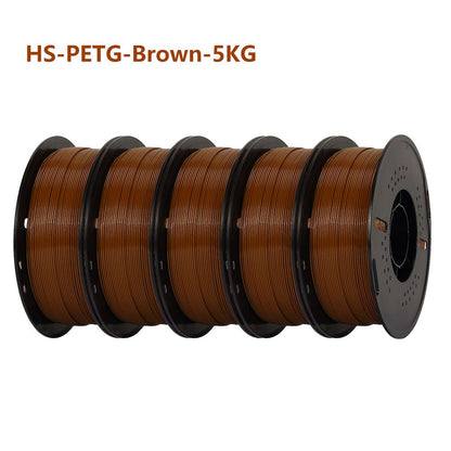 5/10KG RAPID PETG Filament, For High Speed 3D Printer 1.75MM 1KG/Rolls 3D Printer Filament Good Toughness Non-Toxic No Bubble Doba