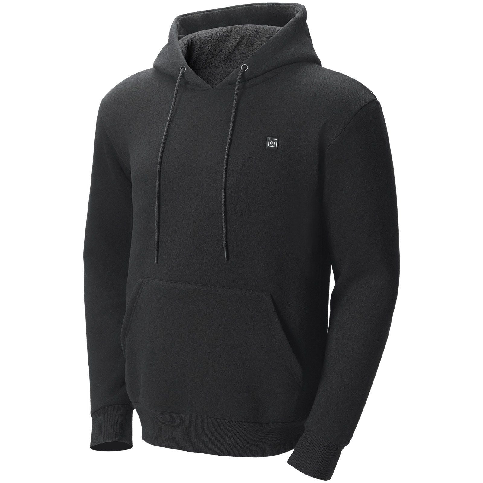 VEVOR Unisex Battery-Powered Heated Hoodie Sweatshirt - Black, Size M Doba