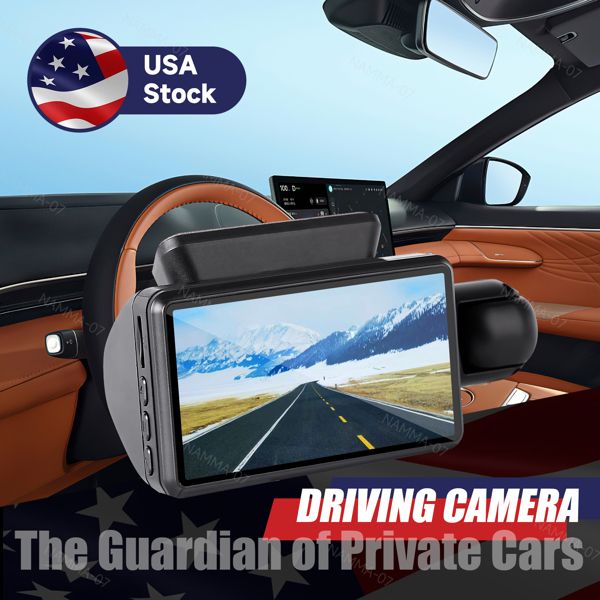 Full HD Dual Lens Car Dash Cam with G-Sensor and Night Vision for Front and Rear Recording Doba