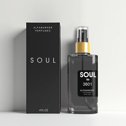 Alfamarker SOUL No. 3601 Eau de Parfum for Women - 120 ml Designer-Inspired Fragrance with Amberwood and Jasmine Notes