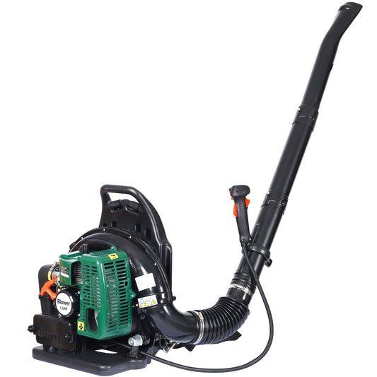 2-STROKE BACKPACK LEAF BLOWER,GAS 63.3cc,3.6HP 750CFM Doba