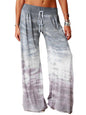 Women's Loose Gradient Printed Yoga Wide Leg Sports Pants Doba