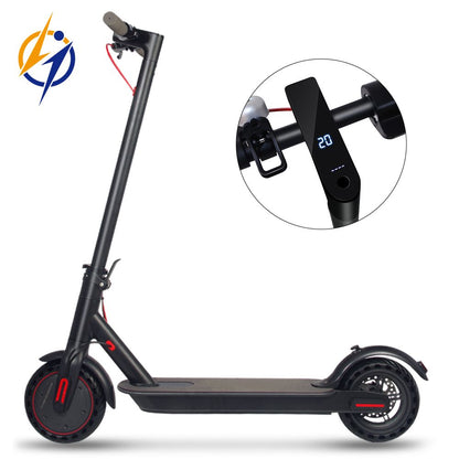 350W Electric Scooter with 36V 10.4Ah Battery, 8.5" Tires, Max Speed 30KM/H, 30-35KM Range, Front Wheel Drive