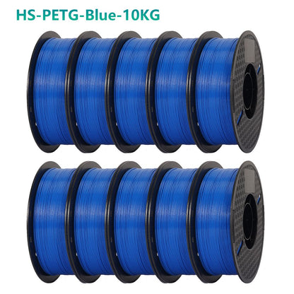 5/10KG RAPID PETG Filament, For High Speed 3D Printer 1.75MM 1KG/Rolls 3D Printer Filament Good Toughness Non-Toxic No Bubble Doba