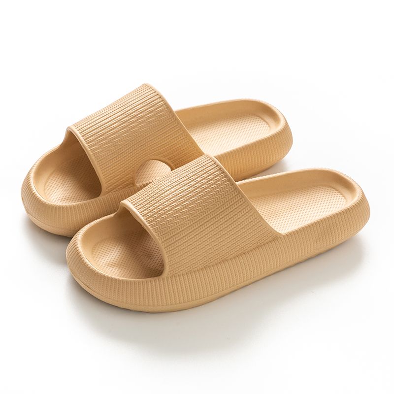 Women Thick Platform Cloud Slippers Summer Beach Soft Sole Slide Sandals Men Ladies Indoor Bathroom Anti-slip Home Slippers Doba