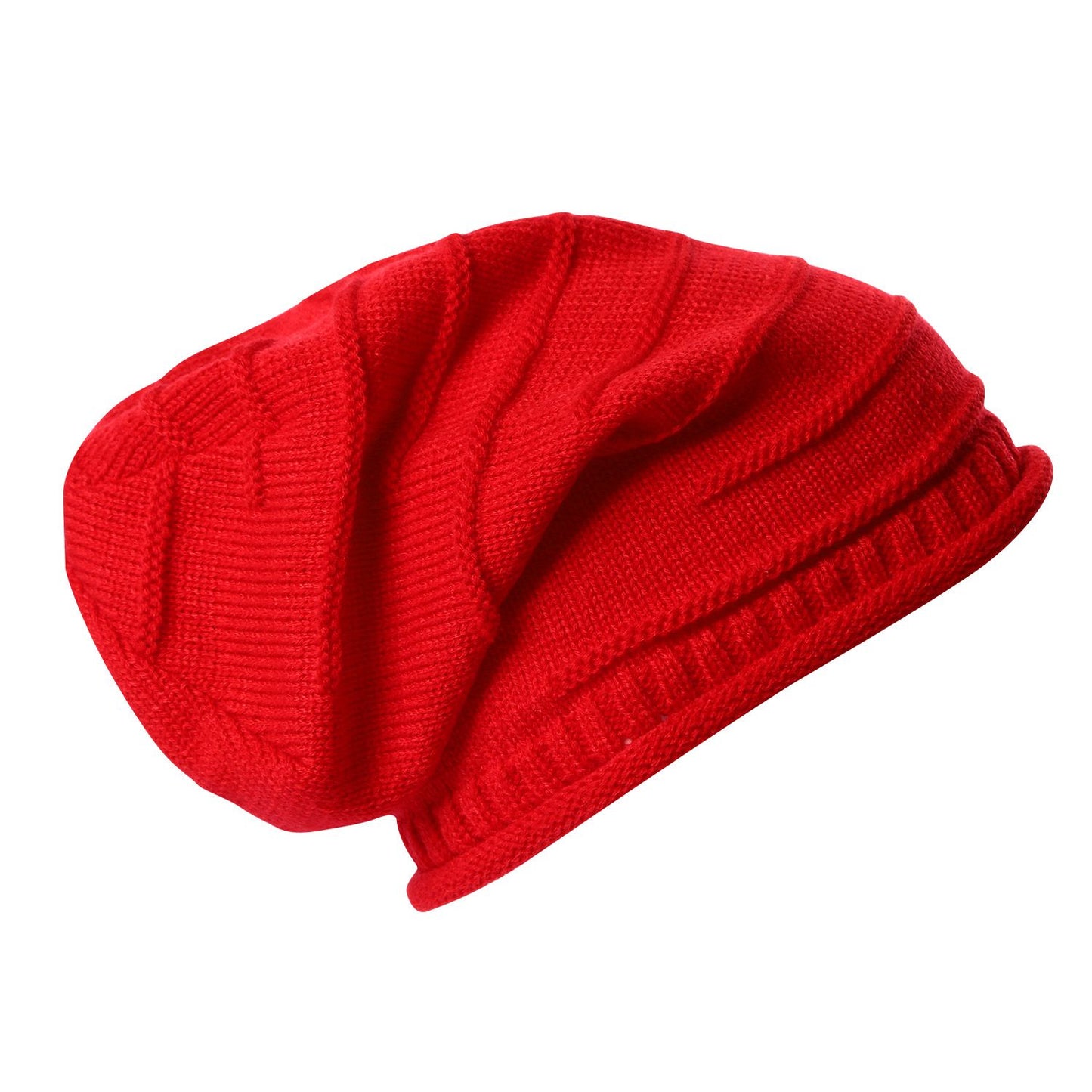 Unisex Knit Beanie Hat Winter Warm Hat Slouchy Baggy Hats Skull Cap 5 Colors