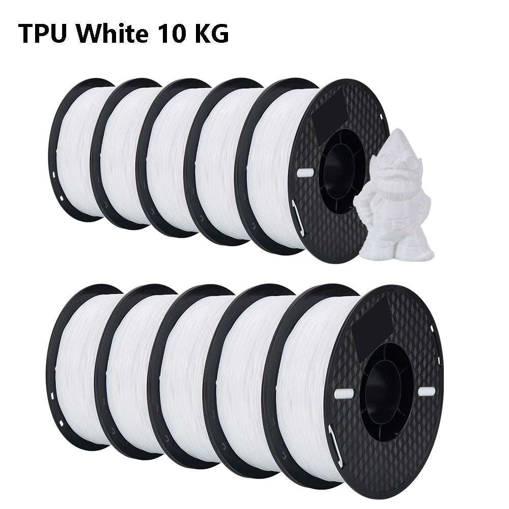 PLA PETG ABS TPU 1.75mm,3D Printer Filament 10KG Spool(22LBS), Dimensional Accuracy +/- 0.03mm Multicolor 3D Printer Materials Doba