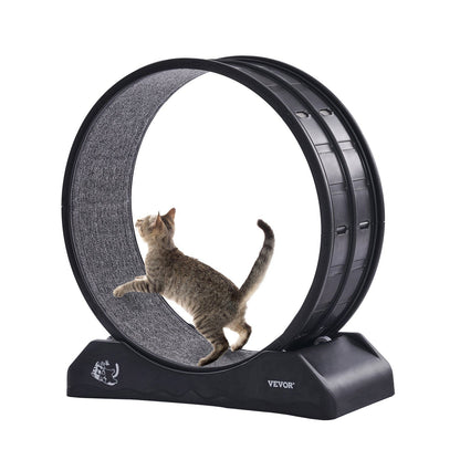 VEVOR Large 31.5" Indoor Cat Running Wheel - Durable Treadmill for Active Cats