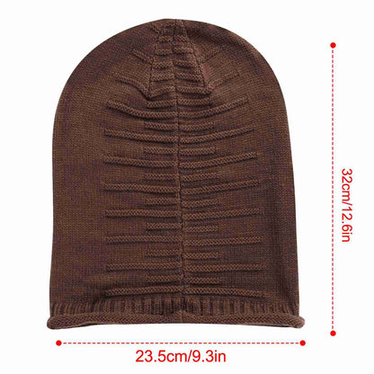 Unisex Knit Beanie Hat Winter Warm Hat Slouchy Baggy Hats Skull Cap 5 Colors