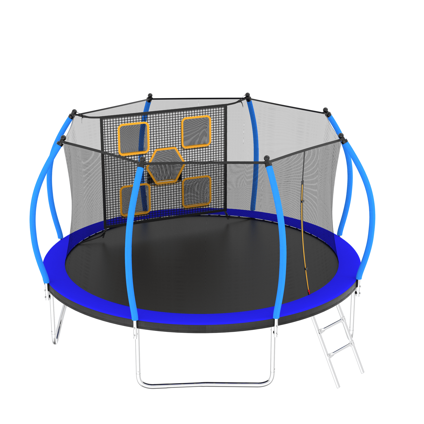 14FT Outdoor Trampoline with Safety Enclosure and Ladder - ASTM Certified Recreational Trampoline for Kids Doba