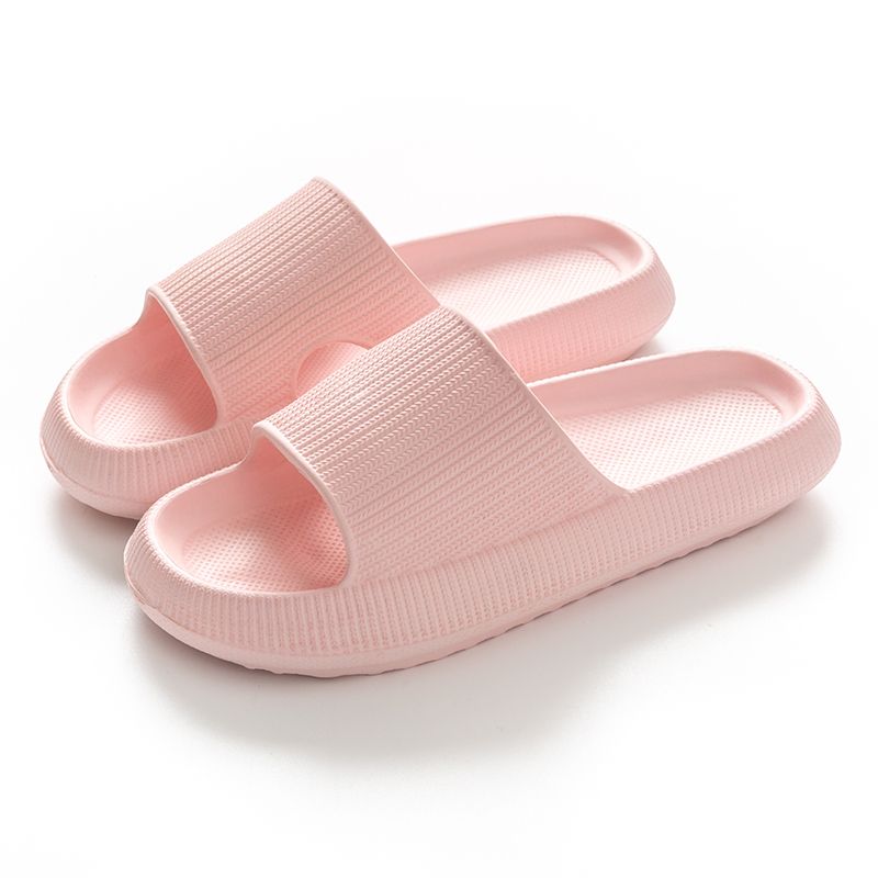 Women Thick Platform Cloud Slippers Summer Beach Soft Sole Slide Sandals Men Ladies Indoor Bathroom Anti-slip Home Slippers Doba