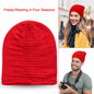 Unisex Knit Beanie Hat Winter Warm Hat Slouchy Baggy Hats Skull Cap 5 Colors