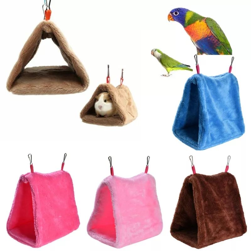 Cozy 2-Pack Bird Hammock Tent Beds for Parrots - Ideal Sleeping & Play Space Doba