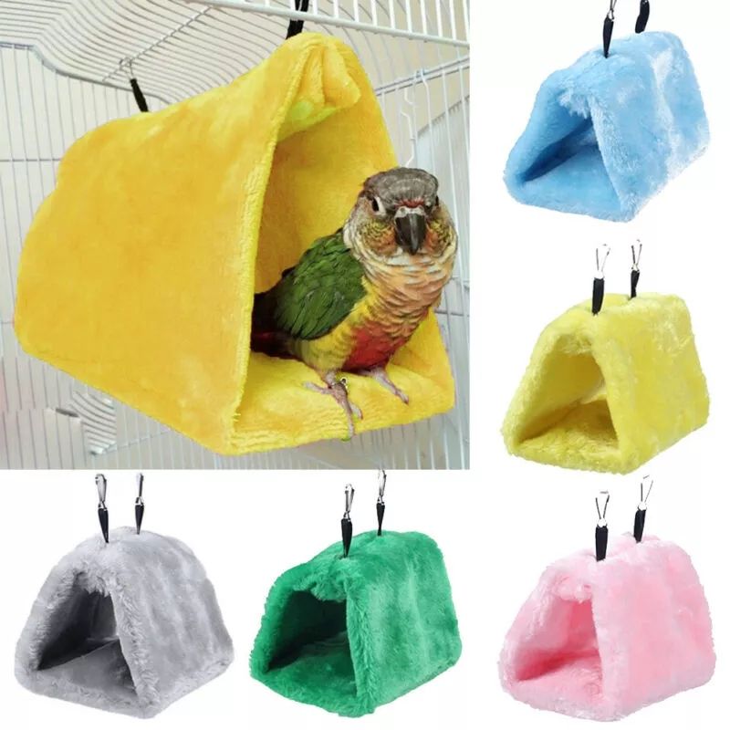 Cozy 2-Pack Bird Hammock Tent Beds for Parrots - Ideal Sleeping & Play Space Doba