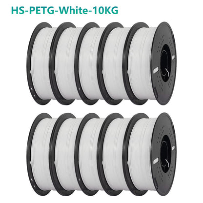 5/10KG RAPID PETG Filament, For High Speed 3D Printer 1.75MM 1KG/Rolls 3D Printer Filament Good Toughness Non-Toxic No Bubble Doba