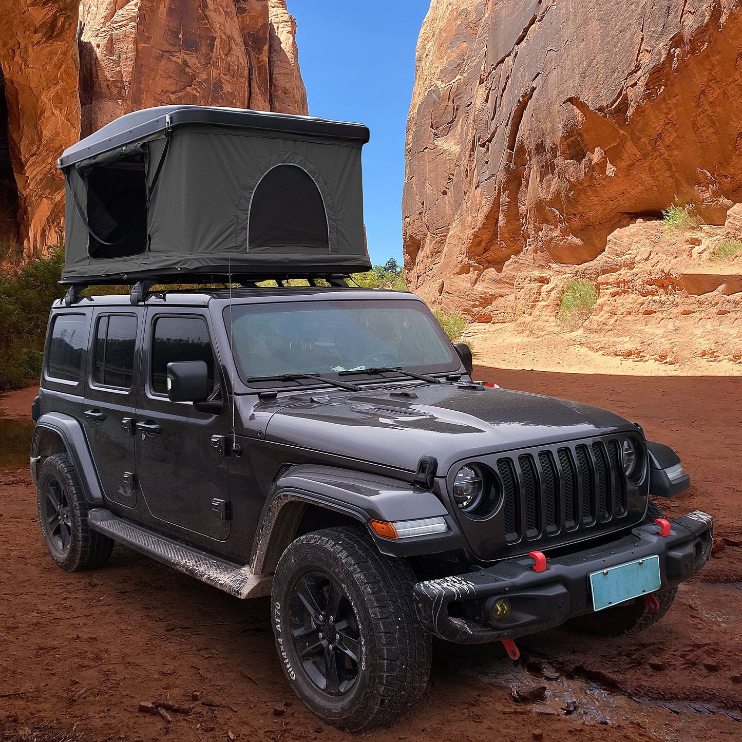 Trustmade Hard Shell Rooftop Tent 2mins Setup 100% Waterproof 50mm Mattress Pick Up Available Doba