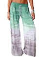 Women's Loose Gradient Printed Yoga Wide Leg Sports Pants Doba