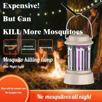 Rechargeable 360° Electric Insect-Repelling Camping Lantern & Bedroom Light - Mosquito & Fly Killer Doba