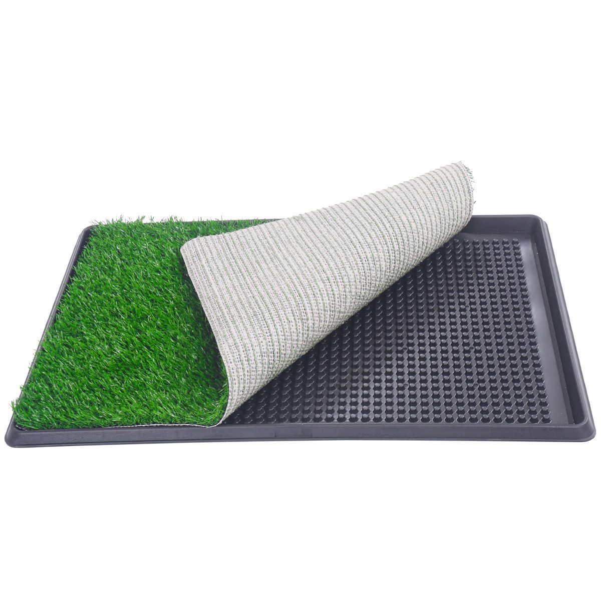 Puppy Dog Pet Potty Training Pee Grass Pad Mat House Toilet Indoor Doba