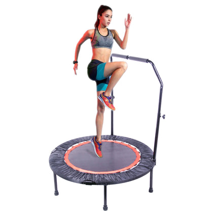 40 Inch Mini Exercise Trampoline for Adults or Kids Indoor Fitness Rebounder Trampoline with Safety Pad Max. Load 300LBS Doba