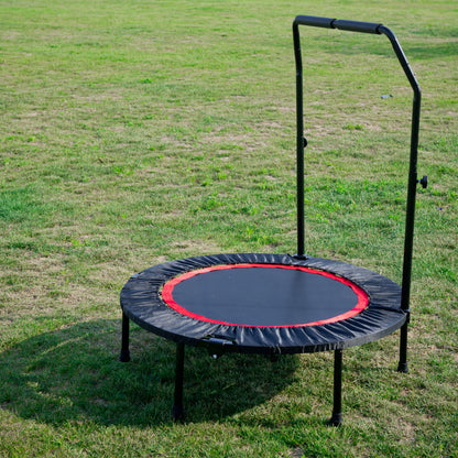 40 Inch Mini Exercise Trampoline for Adults or Kids Indoor Fitness Rebounder Trampoline with Safety Pad Max. Load 300LBS Doba