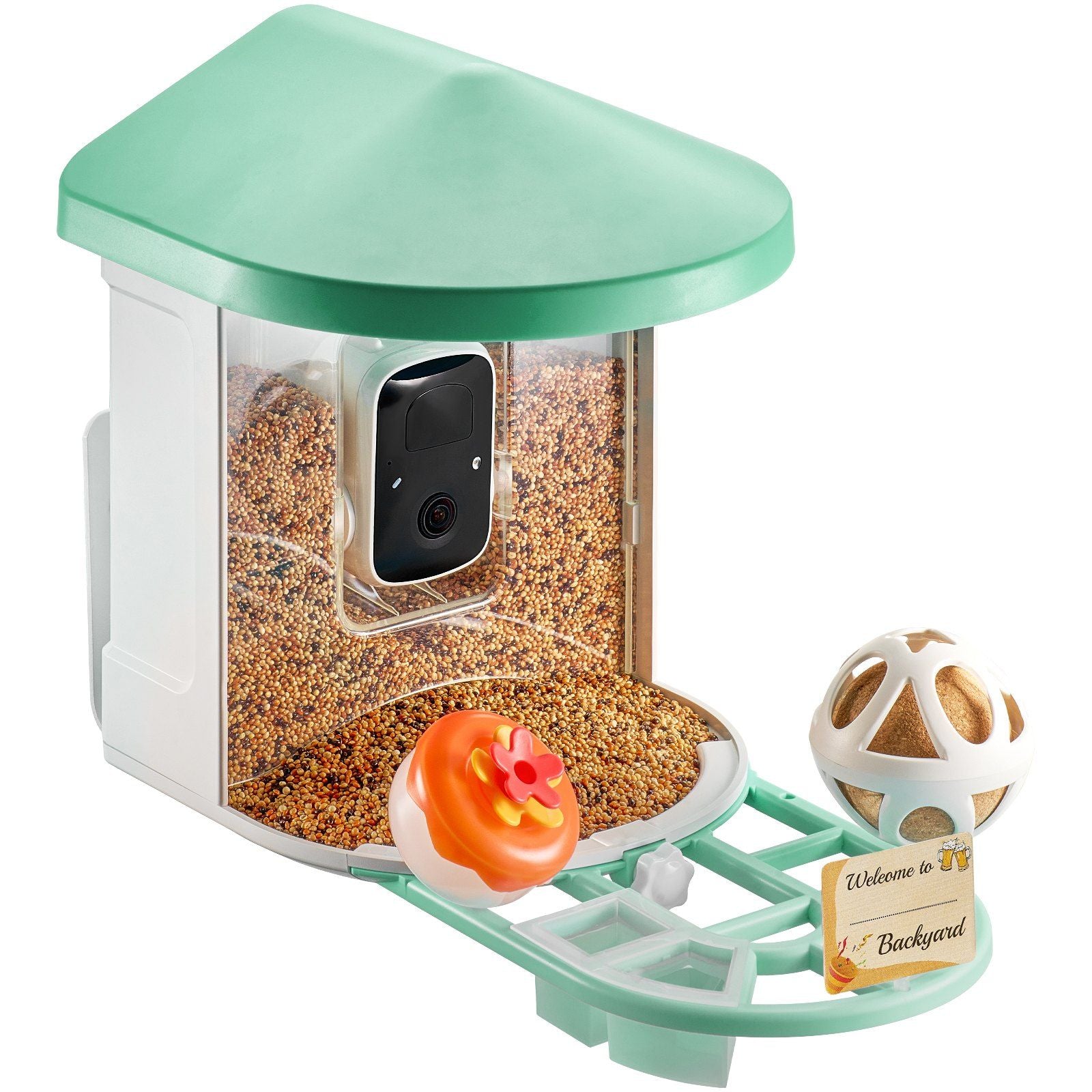 VEVOR 2K HD Smart Bird Feeder Camera with AI Bird Species Recognition and Auto Capture Doba