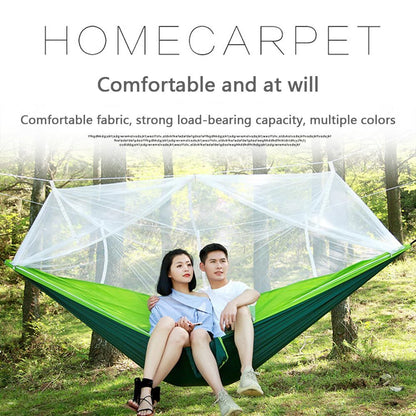 Camping Hammock with Mosquito Net, Portable Double Hammock Tent Load Two People with 2 Straps, Best for Outdoor Garden Hiking Travelable Double Hammock Tent Load Two People with 2 Straps, Best for Outdoor Garden Hiking Travel Doba